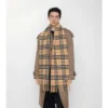 Check Cashmere Scarf