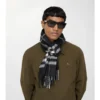 Check Cashmere Scarf