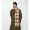 Check Cashmere Scarf