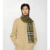 Check Cashmere Scarf