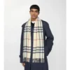 Check Cashmere Scarf