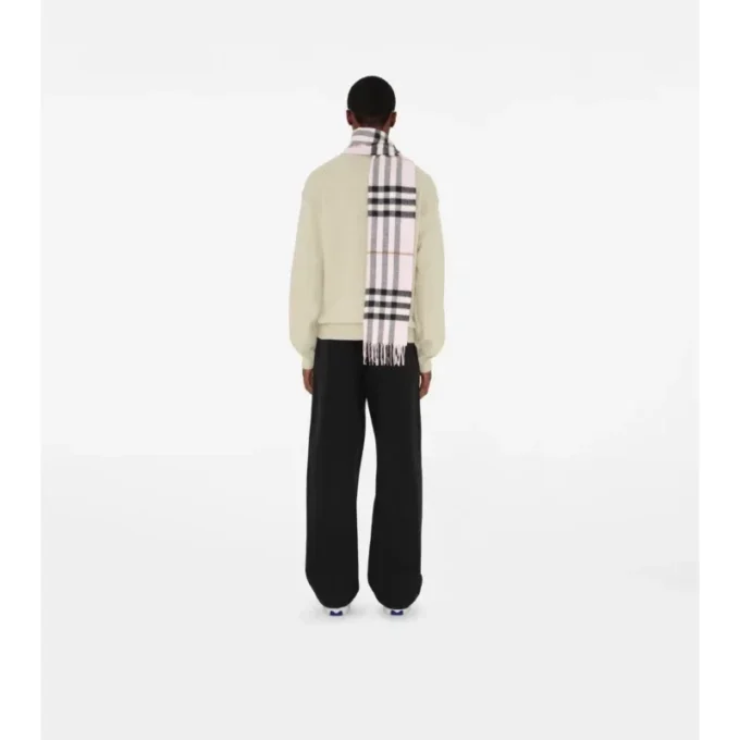 Check Cashmere Scarf