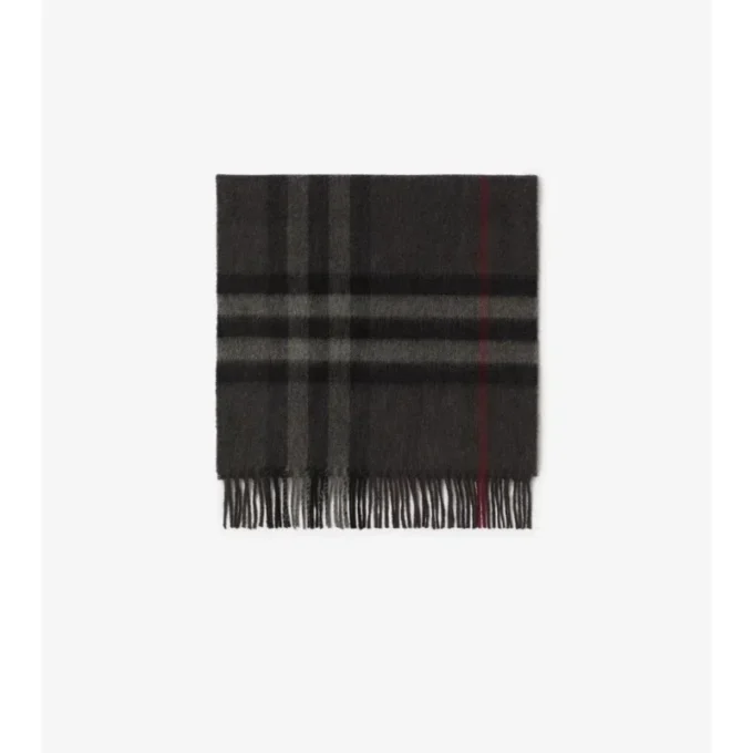 Check Cashmere Scarf