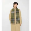 Check Cashmere Scarf