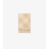 Check Cashmere Scarf