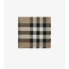 Check Cashmere Silk Scarf
