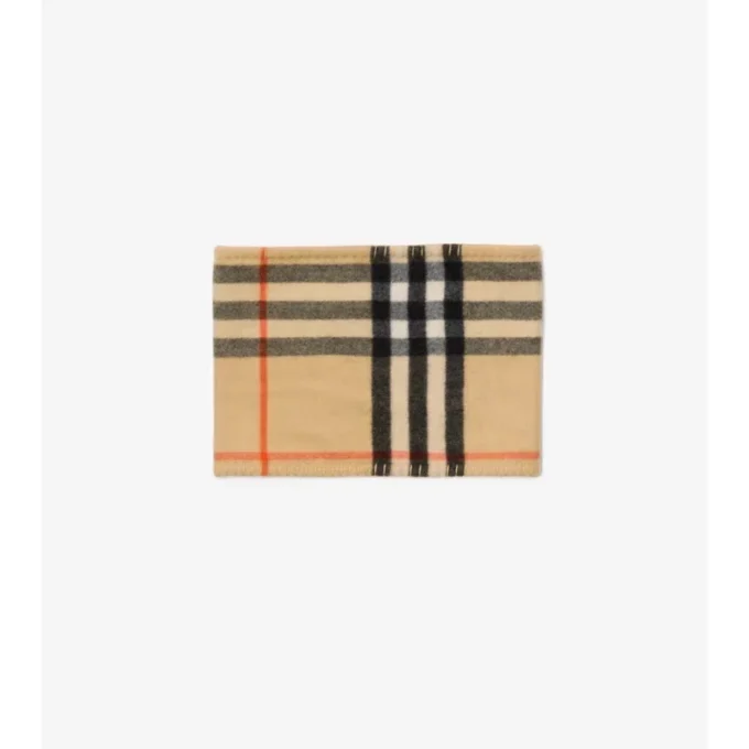 Check Cashmere Snood