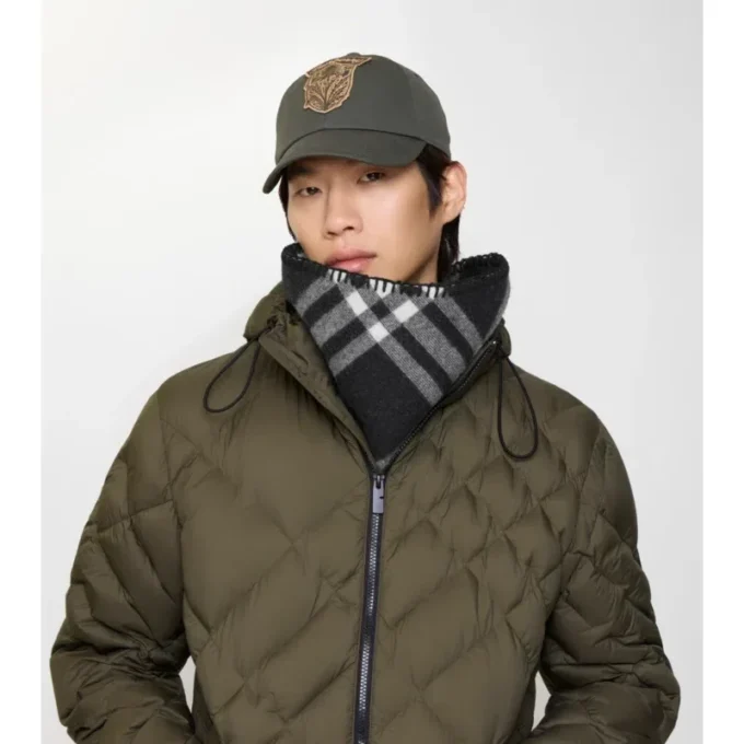 Check Cashmere Snood