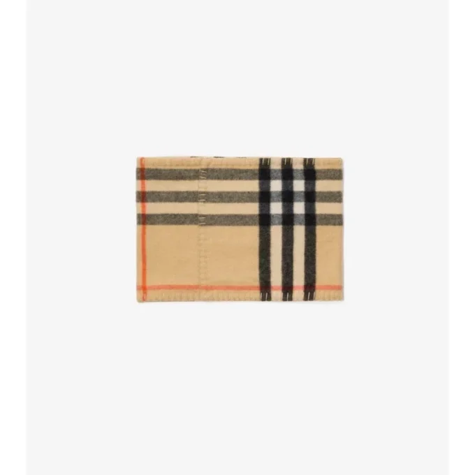 Check Cashmere Snood