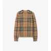 Check Cashmere Wool Sweater
