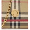 Check Chain Strap Wallet