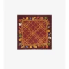 Check Charm Silk Scarf
