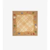 Check Charm Silk Scarf