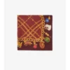 Check Charm Silk Scarf