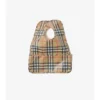 Check Coated Cotton Bib