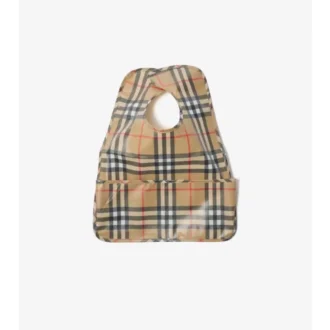 Check Coated Cotton Bib