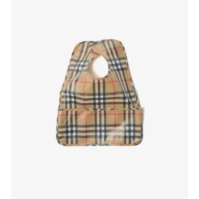 Check Coated Cotton Bib
