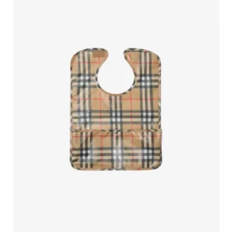Check Coated Cotton Bib