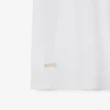 Check Collar Cotton Polo Shirt