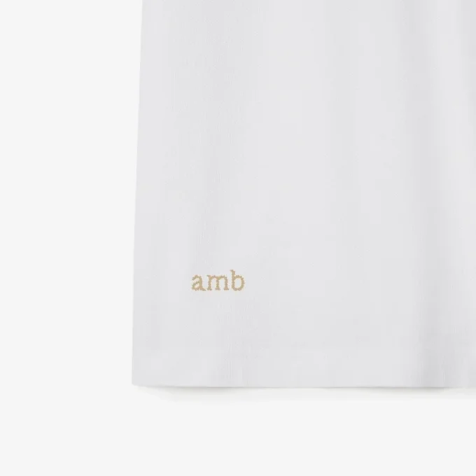 Check Collar Cotton Polo Shirt