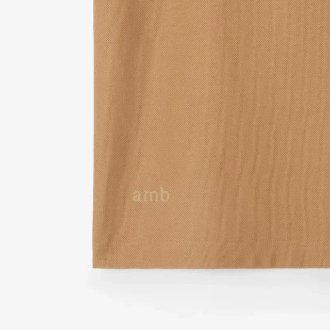 Check Collar Cotton Polo Shirt