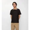 Check Collar Cotton Polo Shirt