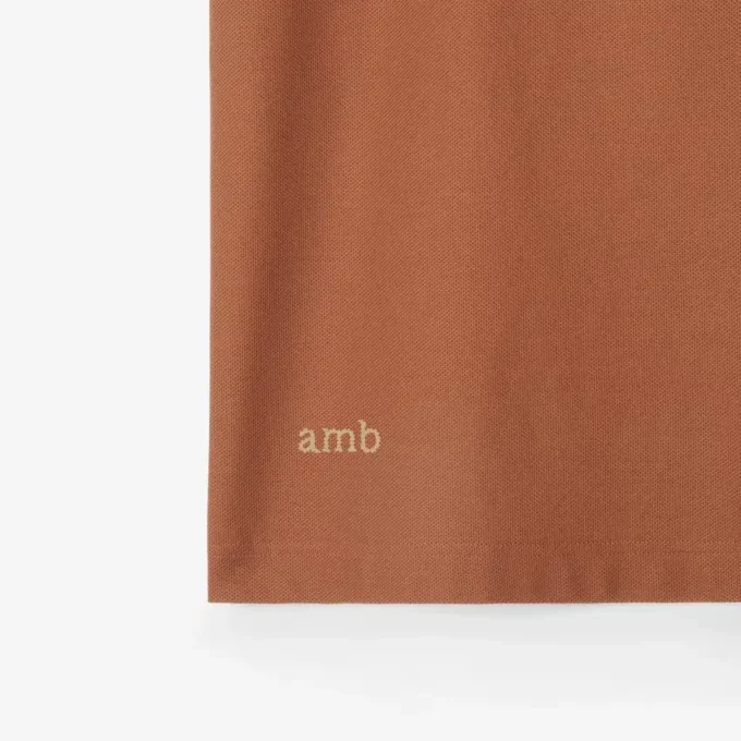 Check Collar Cotton Polo Shirt