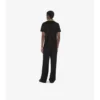 Check Collar Cotton Polo Shirt