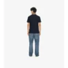 Check Collar Cotton Polo Shirt