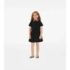 Check Collar Cotton Polo Shirt Dress