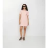 Check Collar Cotton Polo Shirt Dress