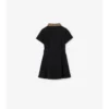 Check Collar Cotton Polo Shirt Dress