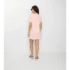 Check Collar Cotton Polo Shirt Dress