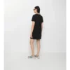 Check Collar Cotton Polo Shirt Dress