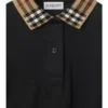 Check Collar Cotton Polo Shirt Dress