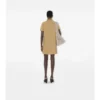 Check Collar Cotton Polo Shirt Dress