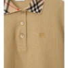 Check Collar Cotton Polo Shirt Dress
