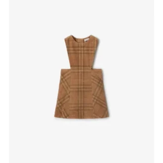 Check Corduroy Dress