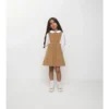 Check Corduroy Dress