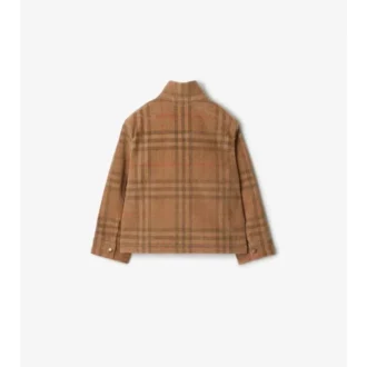 Check Corduroy Harrington Jacket