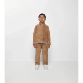 Check Corduroy Trousers