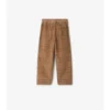Check Corduroy Trousers