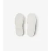 Check Cotton and Leather Sneakers