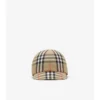 Check Cotton Baseball Cap