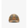 Check Cotton Baseball Cap