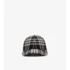 Check Cotton Baseball Cap