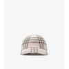 Check Cotton Baseball Cap