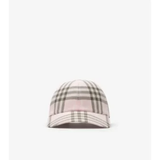 Check Cotton Baseball Cap