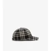 Check Cotton Baseball Cap