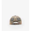 Check Cotton Baseball Cap